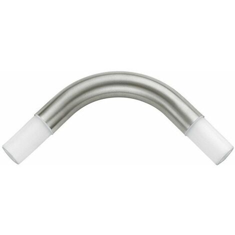 Gomito 90Gr PLAN per piatti doccia quadrati alluminio anodizzato argento KEUCO