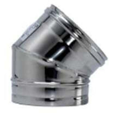 Gomito A 45° Acciaio Inox Aisi 304 Monoparete Spessore Mm.0,5 - ø mm.140