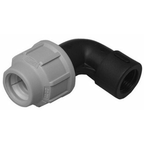 GOMITO A 90° C/DERIVAZIONE FEMMINA DIANFLEX BRAND PER POLIETILENE 1/2 x 20