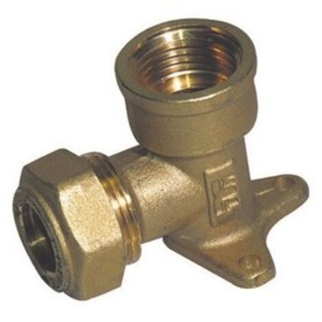 GOMITO A 90° CON FLANGIA O-RING FEMMINA TIEMME GAS 1/2 x 16 -CONF