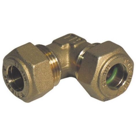 GOMITO A 90° DOPPIO  O-RING  TIEMME GAS 18