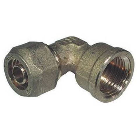GOMITO A 90° FEMMINA PER TUBO COBRA-PEX 1/2 x 18 TIEMM
