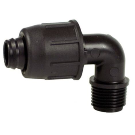 GOMITO a 90°  FILETTATO MASCHIO D. 16 x 3/4 IRRITEC