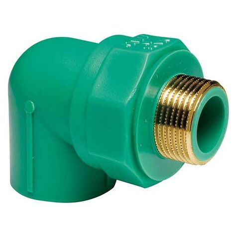 Gomito a 90° filettato maschio in pp-r : Diametro - 20X1/2"
