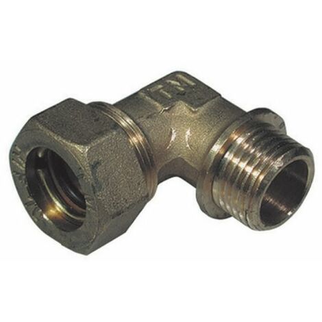GOMITO A 90° O-RING MASCHIO CONICO TIEMME 1/2 x 14