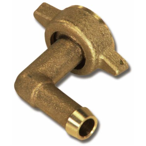 Gomito a 90° per tubo flessibile da 10 mm 01681