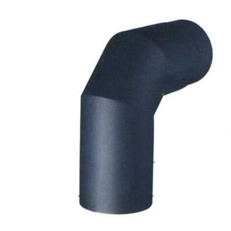 GOMITO A 90° PORCELLANATO NERO OPACO PESANTE MM.1,2 MM.1,2 - ø cm.14  FER-136099