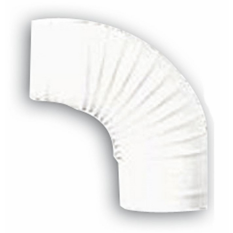 Gomito a 90° per Tubi Stufa Ø 12 cm colore Bianco in lamiera porcellanata