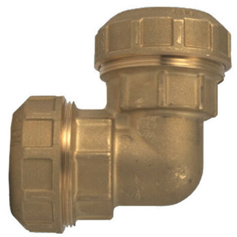 GOMITO A COMPRESSIONE PN25 750 ITAP - OTTONE MM 25X25 - 2 pezzi