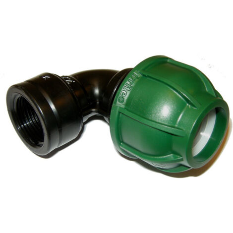 Gomito a compressione pp 90 gradi femmina mm 40 x 1.1/4"