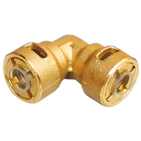 Gomito a doppio innesto 5/8"