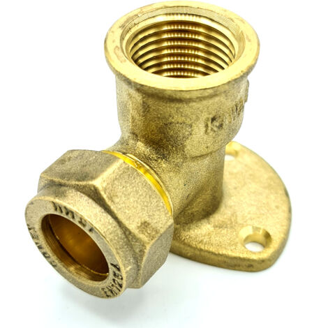 Gomito a parete ritorto 15x1/2"" GW Compression