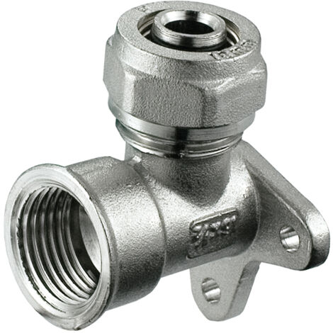 Gomito a vite a parete PEX 16x1/2"" GW