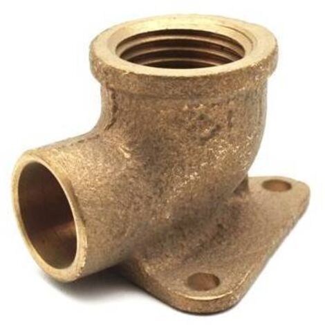 GOMITO BRONZO F. CON 3 FLANGE  A SALDARE 1/2 x 22 FRABO