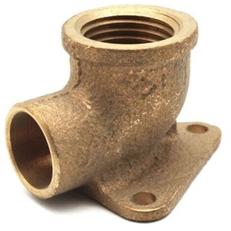 GOMITO BRONZO F. CON 3 FLANGE  A SALDARE 28 x 1 FRABO
