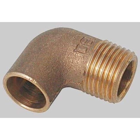 GOMITO BRONZO FILETTATO MASCHIO A SALDARE FEMMINA - 28 x 1"
