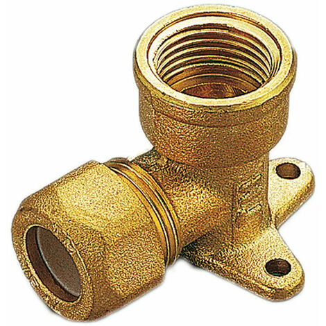Gomito Con Base 1/2" Ø10 Per Rame Con Ogiva In Teflon