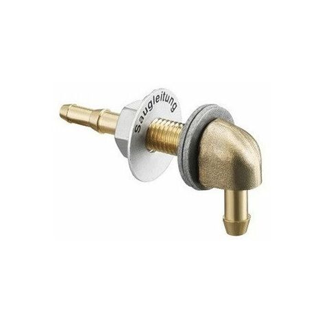 GOMITO CON DADO AUTOMATICO, PER TUBI DA 4 E 6 mm