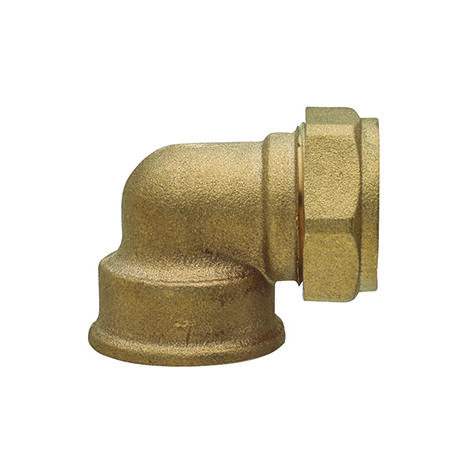 Gomito con fil rp a compressione per rame  1" X 22RB