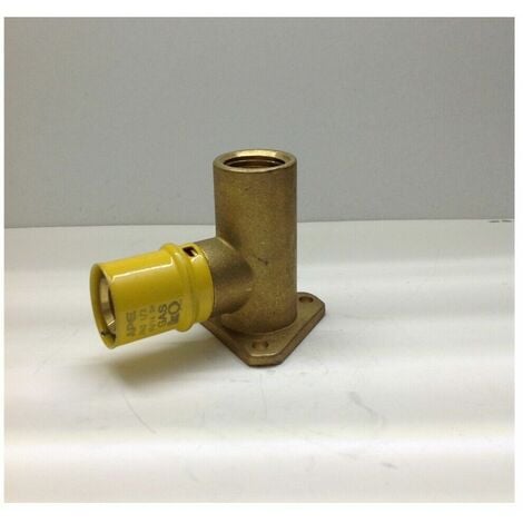Gomito con flangia multistrato a pressare x gas ape 20x1/2 femmina curva ricambi