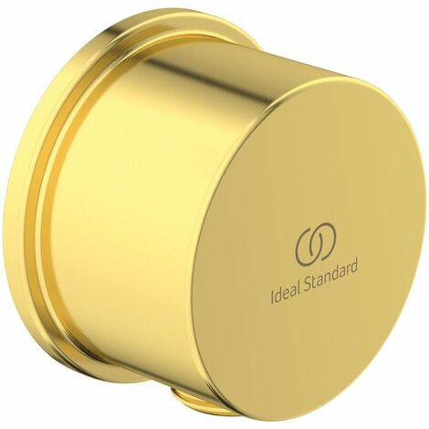 Gomito di collegamento a parete IDEALRAIN tondo G 1/2Z oro spazzolato IDEAL STANDARD