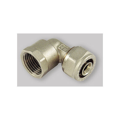 Gomito Femmina A Compressione Per Multistrato Tm 1" X Ø32 (3,0) Mm