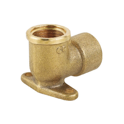 Gomito ff con flangia in ottone giallo  3/4CAVAL
