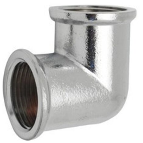 GOMITO FF IN OTTONE CROMO IBP 1/2" -CONF