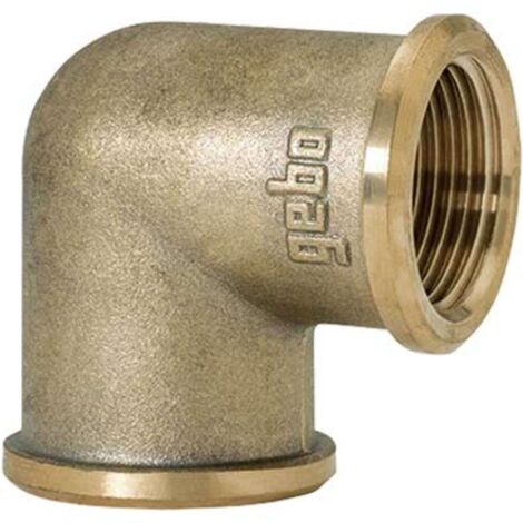 GOMITO FF OTTONE 90 GEBO - 3/4F - 10 pezzi