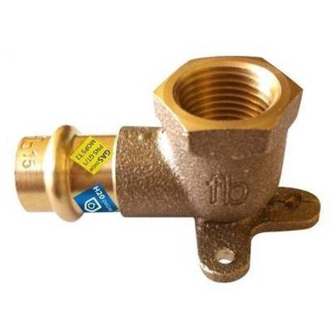 GOMITO FLANGIATO F X FIL. RP ACQUA/GAS Diam. 12 x 1/2 FRABO