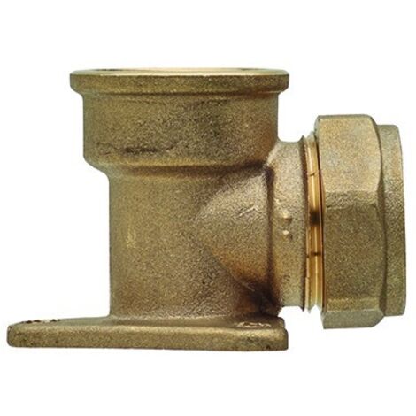 GOMITO FLANGIATO F X FIL RP COMPRESSIONE PER RAME 1/2 x 12
