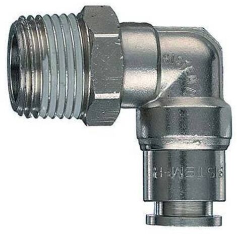 GOMITO GIREVOLE AUTO FILETTO MASCHIO AC 50/CG ANI - MM 10X1/4M - 10 pezzi