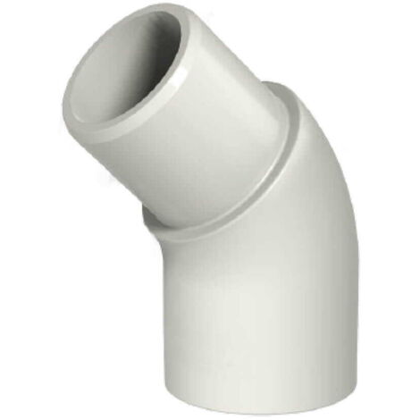 Gomito IDMAR da 1/2" in PVC, raccordo a 45°, per impianto idrico, incollato - acqua fredda