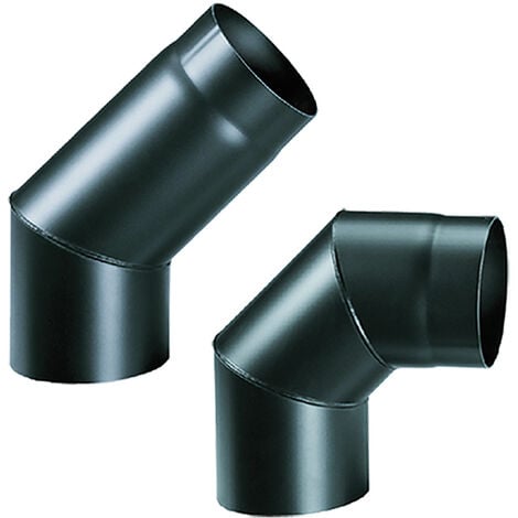 Gomito in acciaio ø cm 12 - 45°