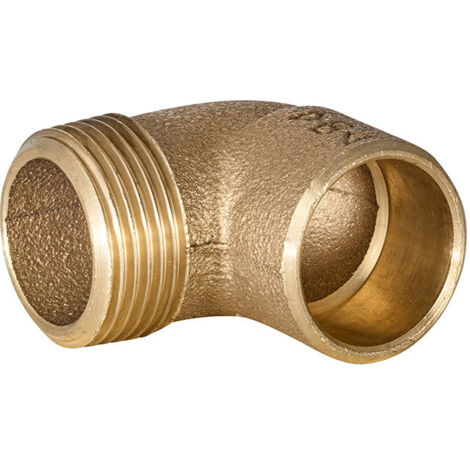 Gomito in bronzo 4092G 28x1"" LWxGZ