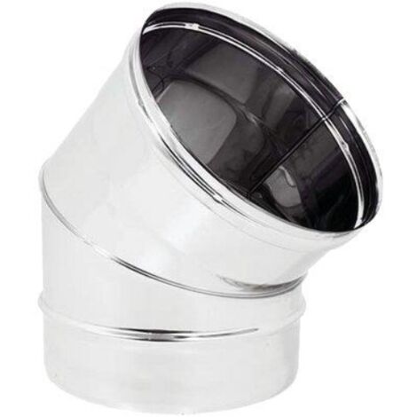 Gomito inox aisi 304 45° cm 14 Zincogroup