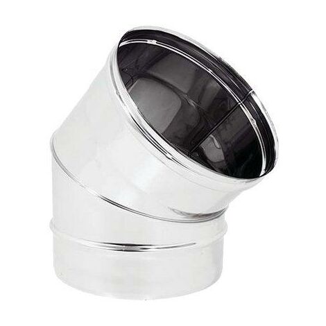 Gomito inox aisi 304 45° cm 20 Zincogroup