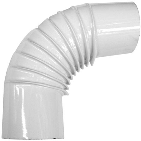 Gomito legna 45° classic bianco save cm 12