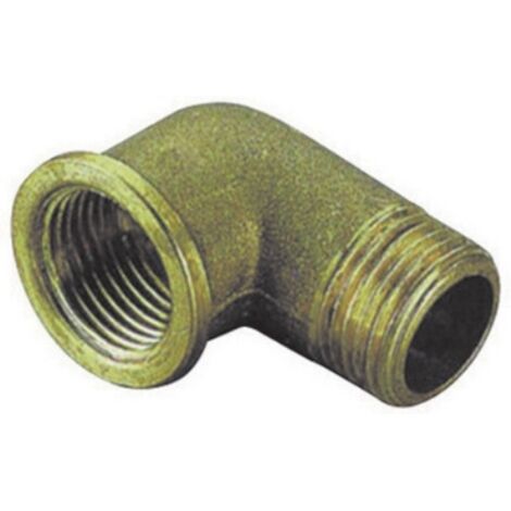 GOMITO MF IN OTTONE GIALLO 3/4 TIEMME