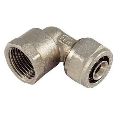 GOMITO MULTISTRATO FILETTO FEMMINA BAMPI - OTTONE MM 20X1/2F - 5 pezzi