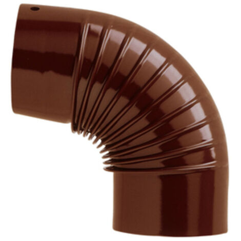 GOMITO PER STUFA 90 D 13 CM MARRONE- 12,0 pz