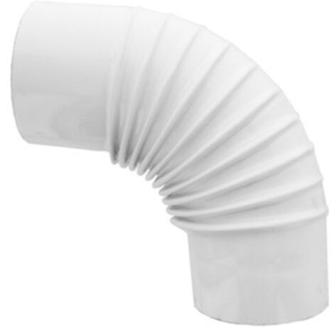 GOMITO PER STUFA 90 D 15 CM BIANCO- 1,0 pz