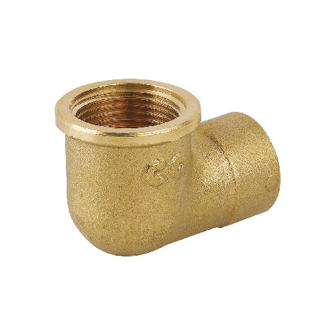 Gomito ridotto ff in ottone giallo  1" x 3/4CAVAL