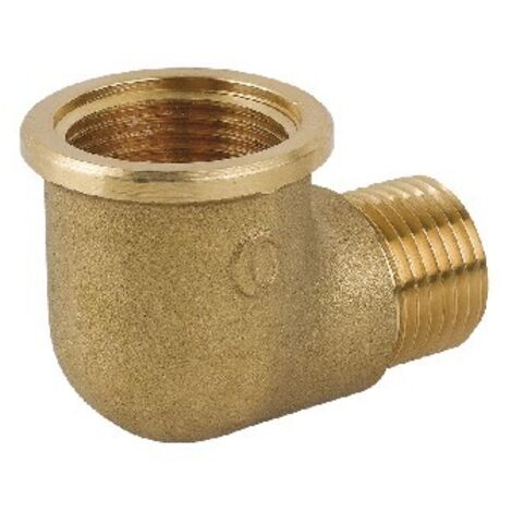 GOMITO RIDOTTO MF IN OTTONE GIALLO Misura: 3/4" x 1"