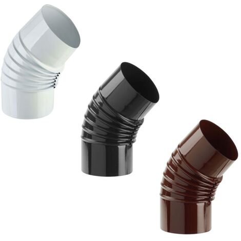 GOMITO SMALTATO PER STUFE ø 15 - 45° colore marrone