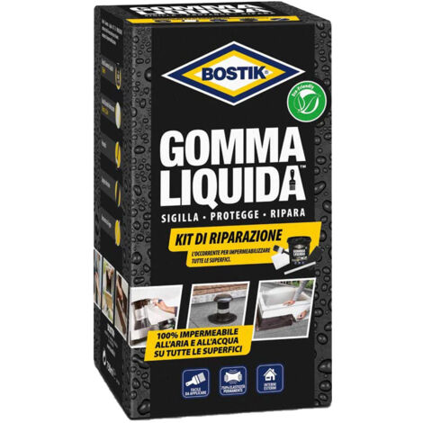 Gomma Bostik liquida kit riparazione nero 21,1 x 12,2 x 12,2 cm