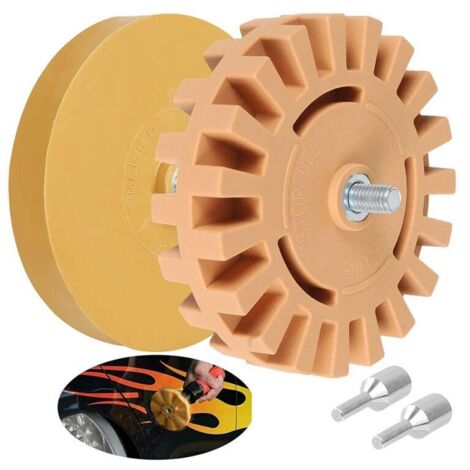 Gomma per cancellare KZQ, gomma per rimuovere adesivi e pellicole per auto (100 mm + 88 mm)