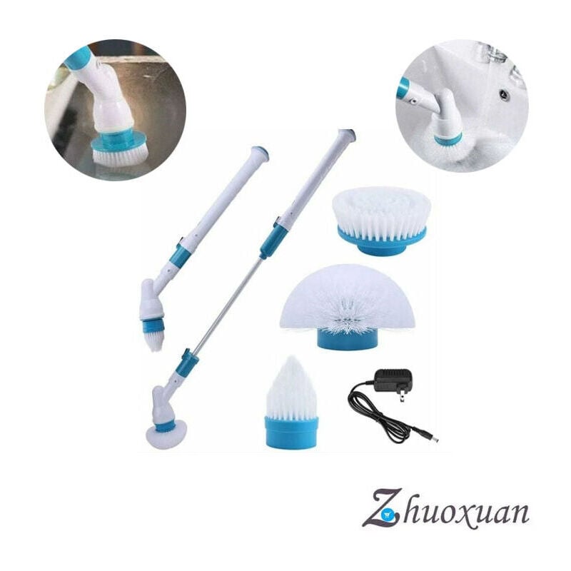 Gommage Turbo Brosse De Nettoyage Électrique Sans Fil Épurateur De Nettoyage à Rotation 360 ° 2020