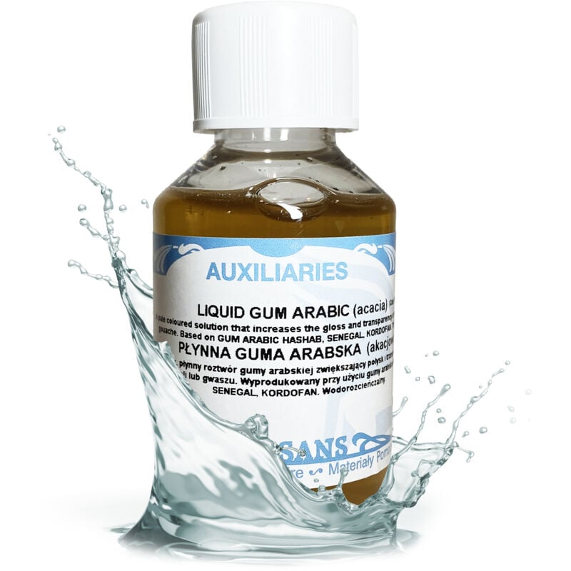 GOMME ARABIQUE d'acacia liquide pour aquarelles et gouaches Renesans brillant 100ml