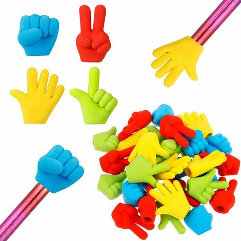Gommes à crayons, gommes à crayons, gommes à crayons drôles, papier de roche, ciseaux, gommes à effacer, capuchons à crayons, fournitures d'étude pour les enfants, Est